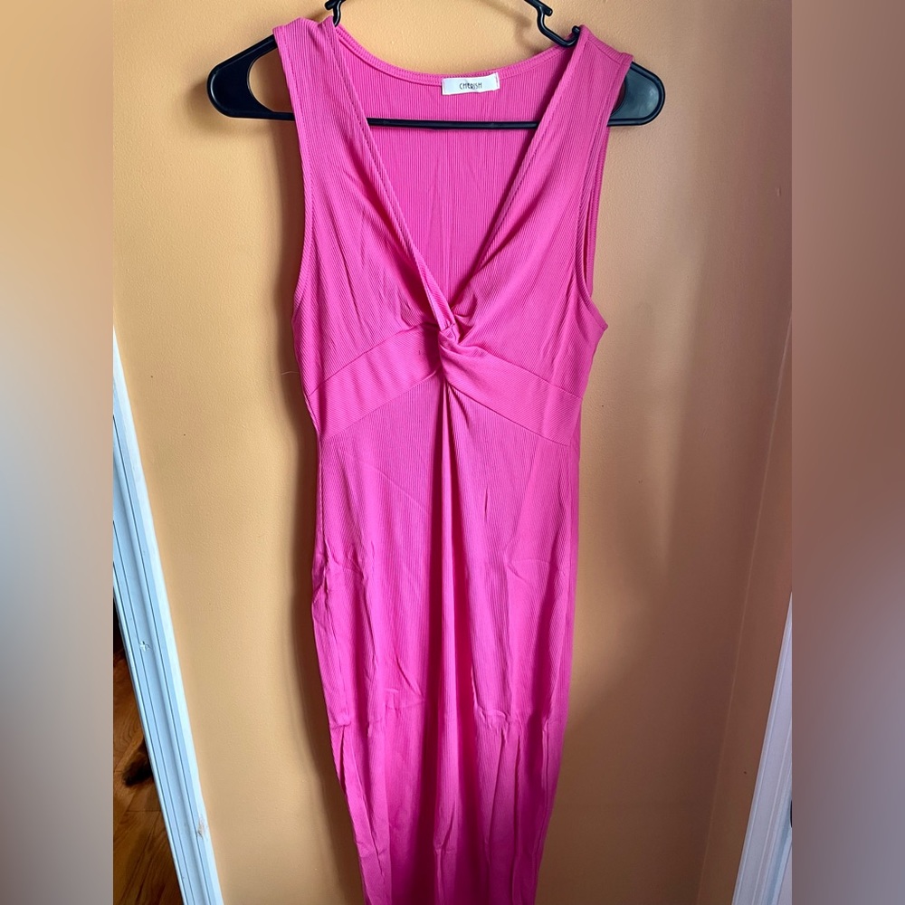 NanaMacs twist front midi dress - Picture 3 of 3